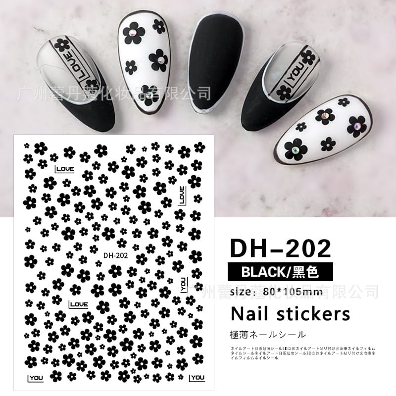 DH Nail Art Stickers Mask Queen Nepal