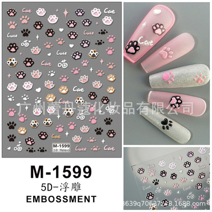 M 5D Nail Art Stickers Mask Queen Nepal