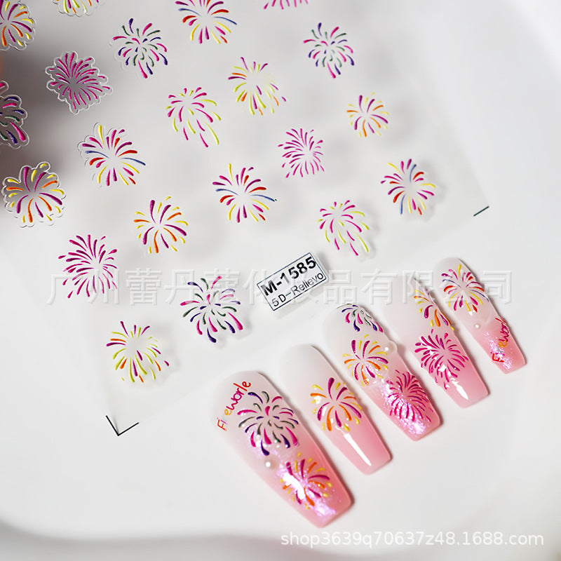 M 5D Nail Art Stickers Mask Queen Nepal