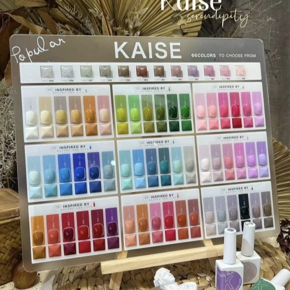 Kaise 66 Color Set Gel Nail Polish Mask Queen Nepal