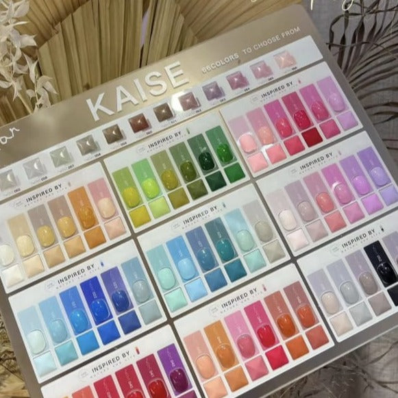 Kaise 66 Color Set Gel Nail Polish Mask Queen Nepal