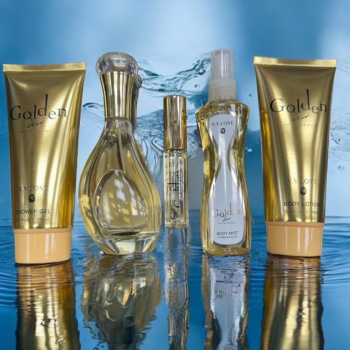 V.V Love 5Pcs Self Care Gift Set Totalling 510ml Easy Beauty Nepal