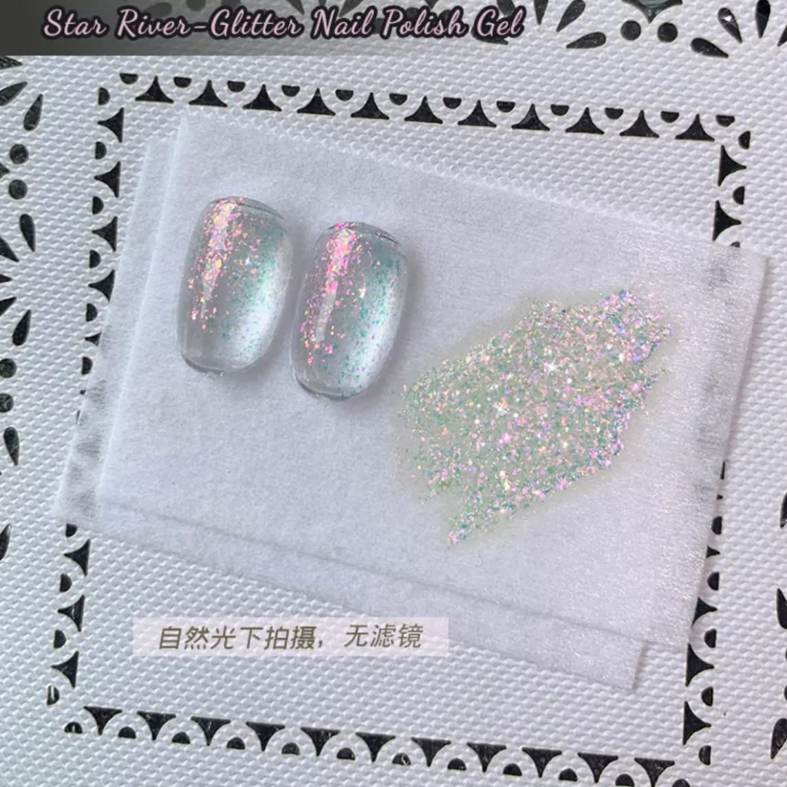 OXXI Star River Glitter Gel Polish Mask Queen Nepal
