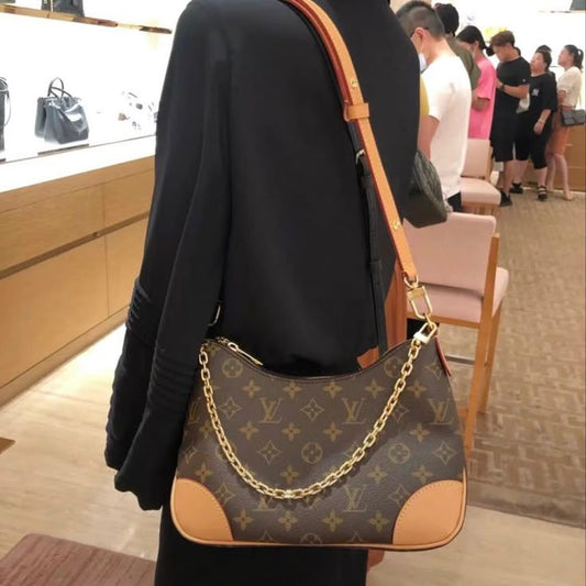 Louis Vuitton Boulogne PM Handbag Women's Luxury Bag Easy Beauty Nepal