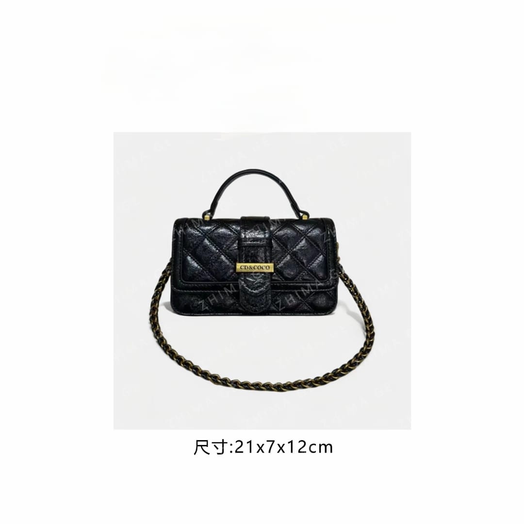 CD&COCO Mexican 2-Way Cowhide Quilted Shoulder Bag Easy Beauty Nepal