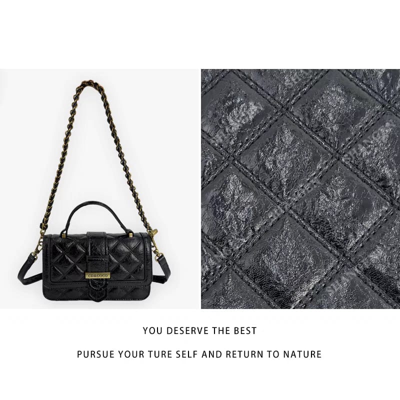 CD&COCO Mexican 2-Way Cowhide Quilted Shoulder Bag Easy Beauty Nepal