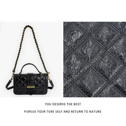 CD&COCO Mexican 2-Way Cowhide Quilted Shoulder Bag Easy Beauty Nepal