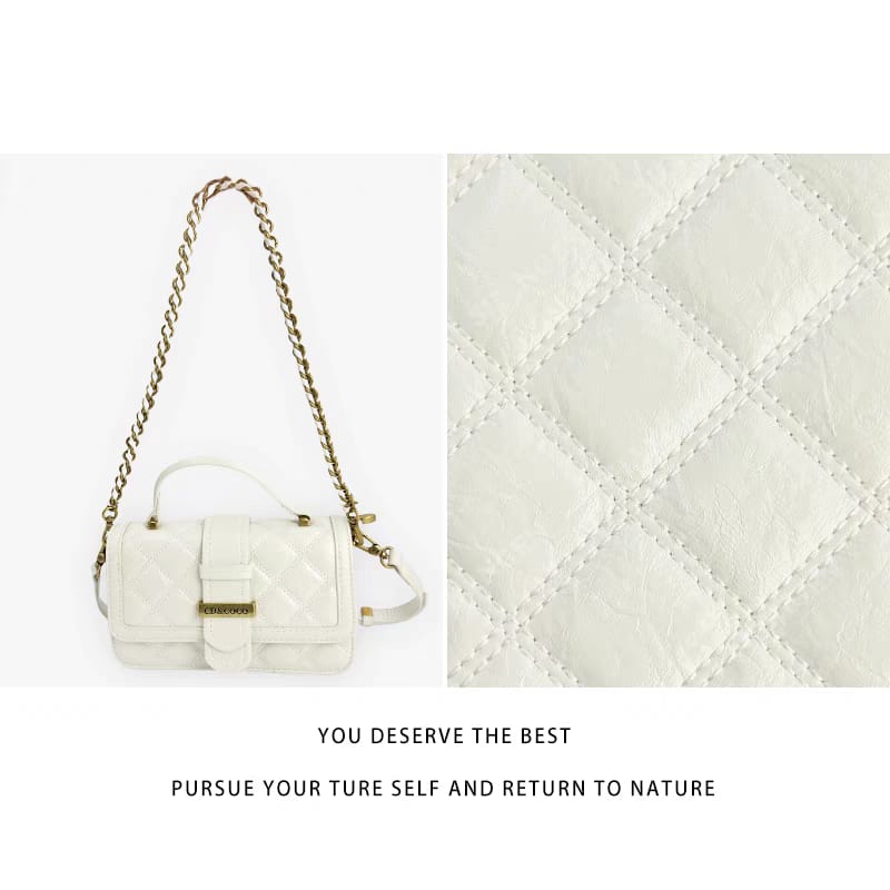 CD&COCO Mexican 2-Way Cowhide Quilted Shoulder Bag Easy Beauty Nepal