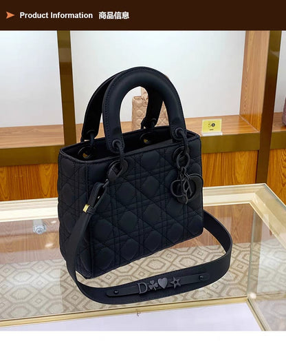 Medium Lady Dior Black Cannage Lambskin Bag Easy Beauty Nepal