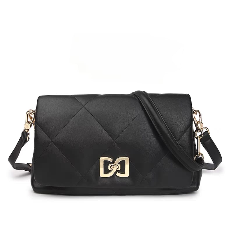 Topline Botswana Soft Quilted Crossbody Black Bag Easy Beauty Nepal