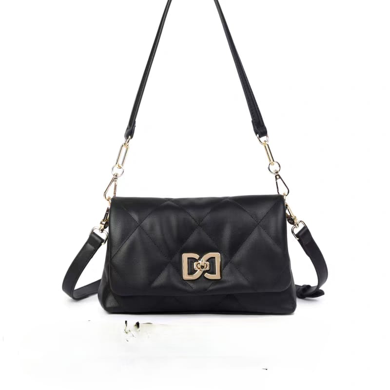 Topline Botswana Soft Quilted Crossbody Black Bag Easy Beauty Nepal