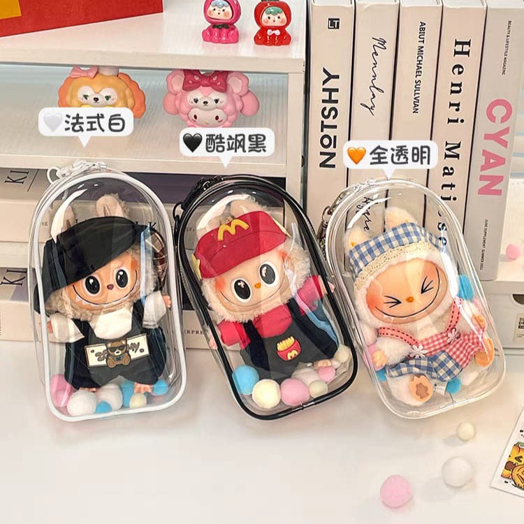 Labubu Doll Large Transparent Display Bag Easy Beauty Nepal