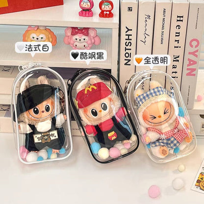 Labubu Doll Large Transparent Display Bag Easy Beauty Nepal