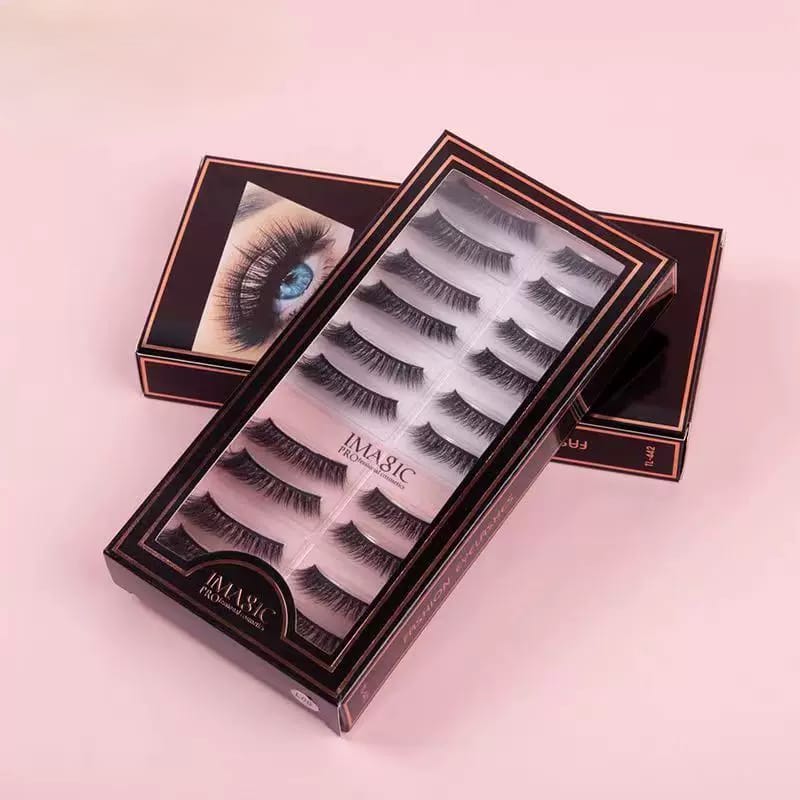 IMAGIC Professional Cosmetics Handmade 3D False Eyelashes Kit Easy Beauty Nepal