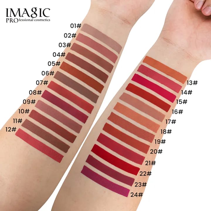 IMAGIC Professional Cosmetics Waterproof Natural Matte Lipstick 8ml Easy Beauty Nepal