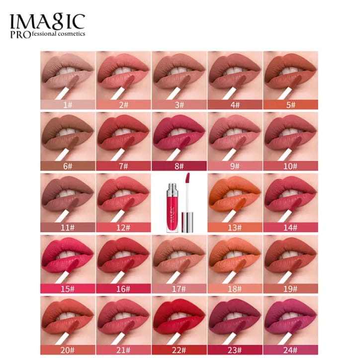 IMAGIC Professional Cosmetics Waterproof Natural Matte Lipstick 8ml Easy Beauty Nepal