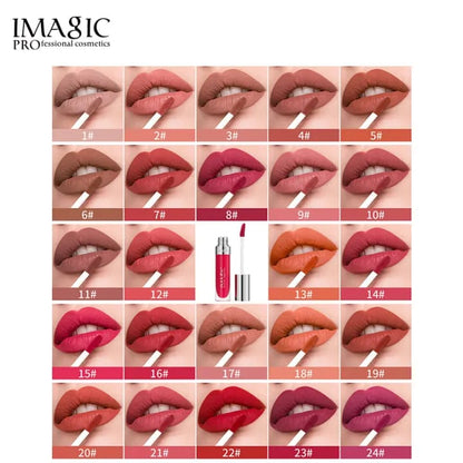 IMAGIC Professional Cosmetics Waterproof Natural Matte Lipstick 8ml Easy Beauty Nepal