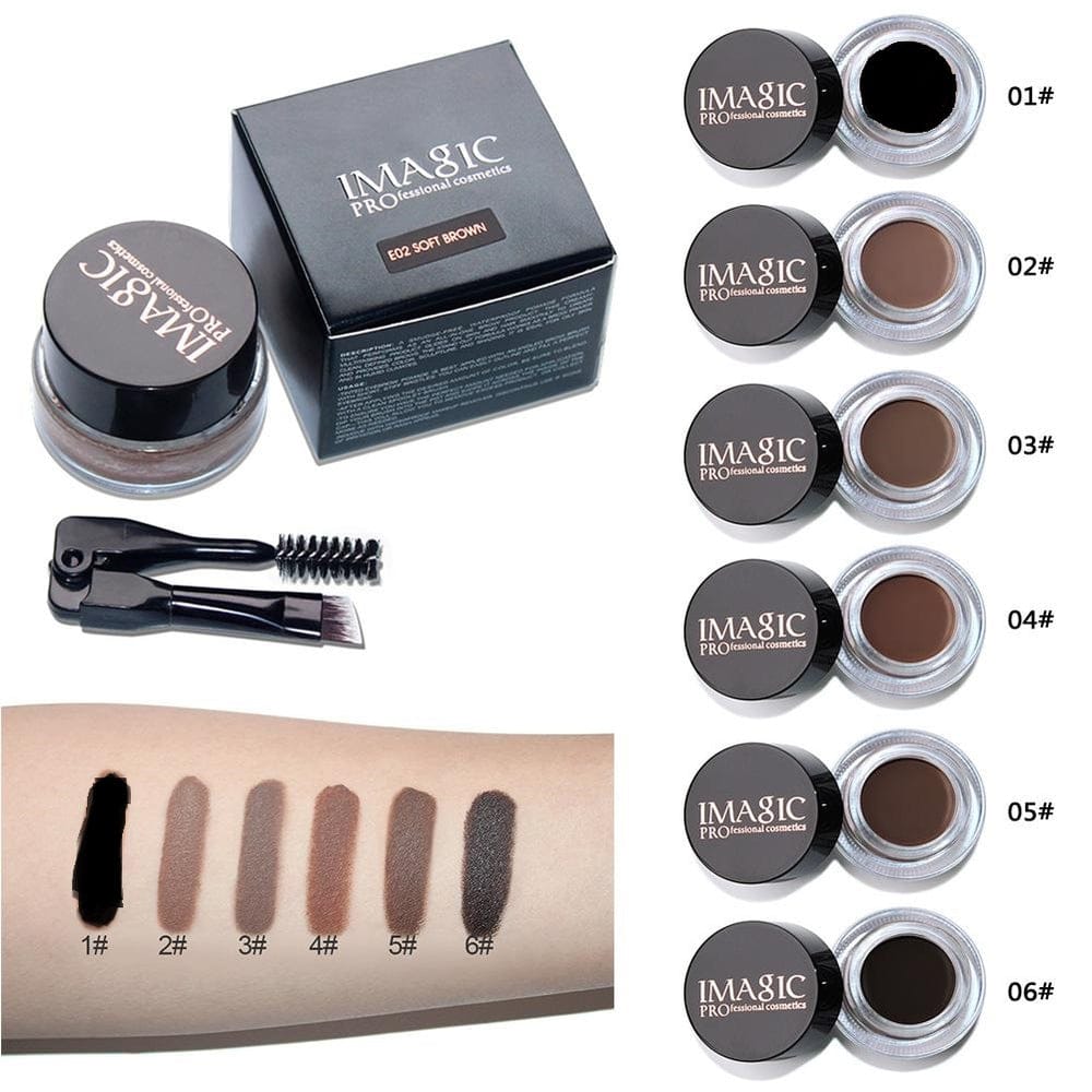 IMAGIC Professional Gel Eyeliner Waterproof Quick Dry Eyebrow Pomade Gel Easy Beauty Nepal