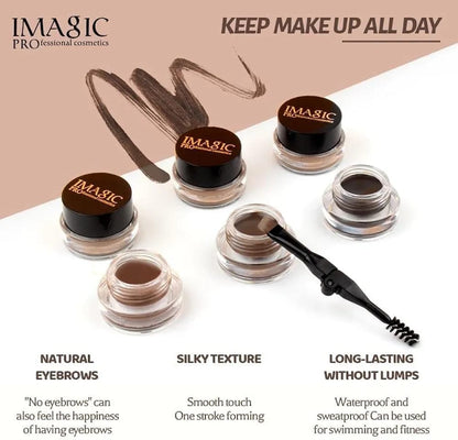 IMAGIC Professional Gel Eyeliner Waterproof Quick Dry Eyebrow Pomade Gel Easy Beauty Nepal