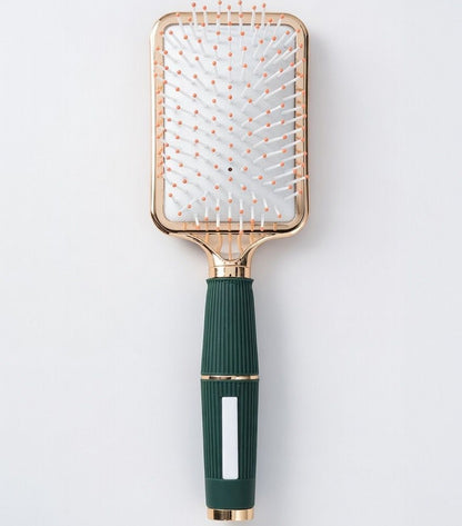 Detangling Brush Anti-Static Massage Hair Brushes With Silicone Cushion Base Nylon Bristle Pins Blow Drying Detangler Hairbrush Styling Wet or Dry Hair Types Styling Mask Queen Nepal