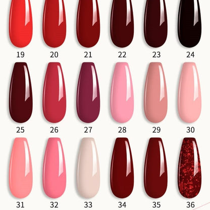 JR 18Pcs Multi Color Gel Nail Polish 16ml Mask Queen Nepal