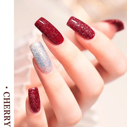 JR 12Pcs Classic Red Gel Nail Polish Set 12ml Mask Queen Nepal