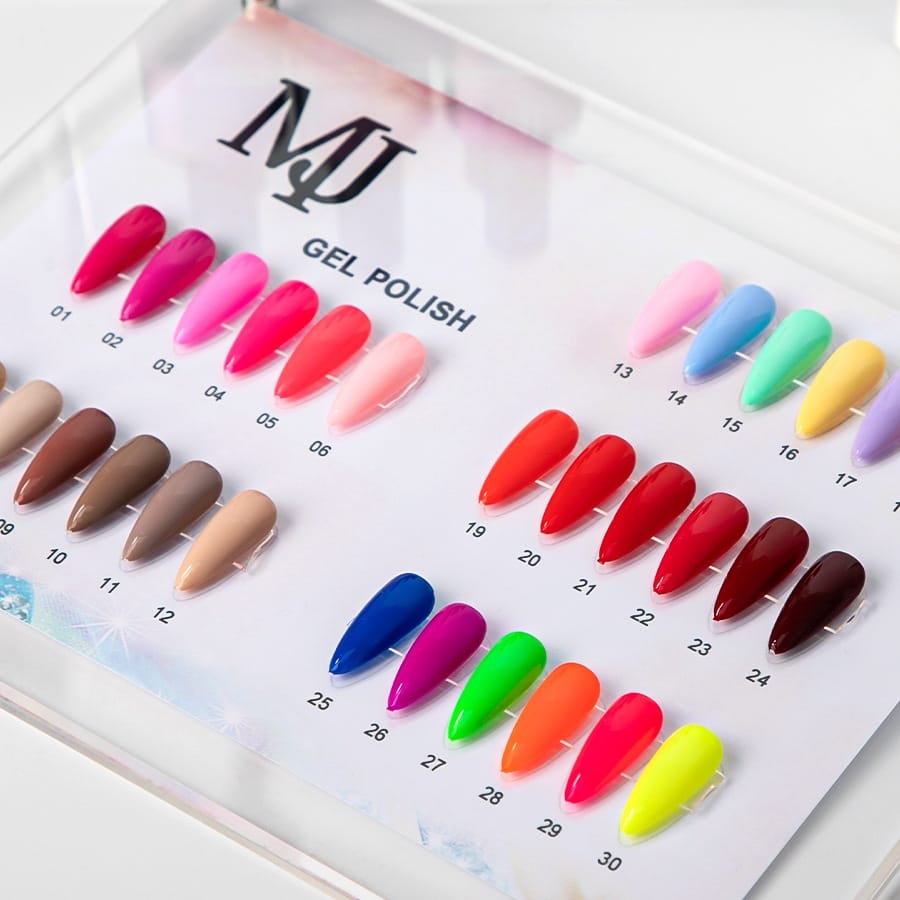 MJ 16Pcs Multi Color Hybrid Gel Nail Polish 8ml Mask Queen Nepal
