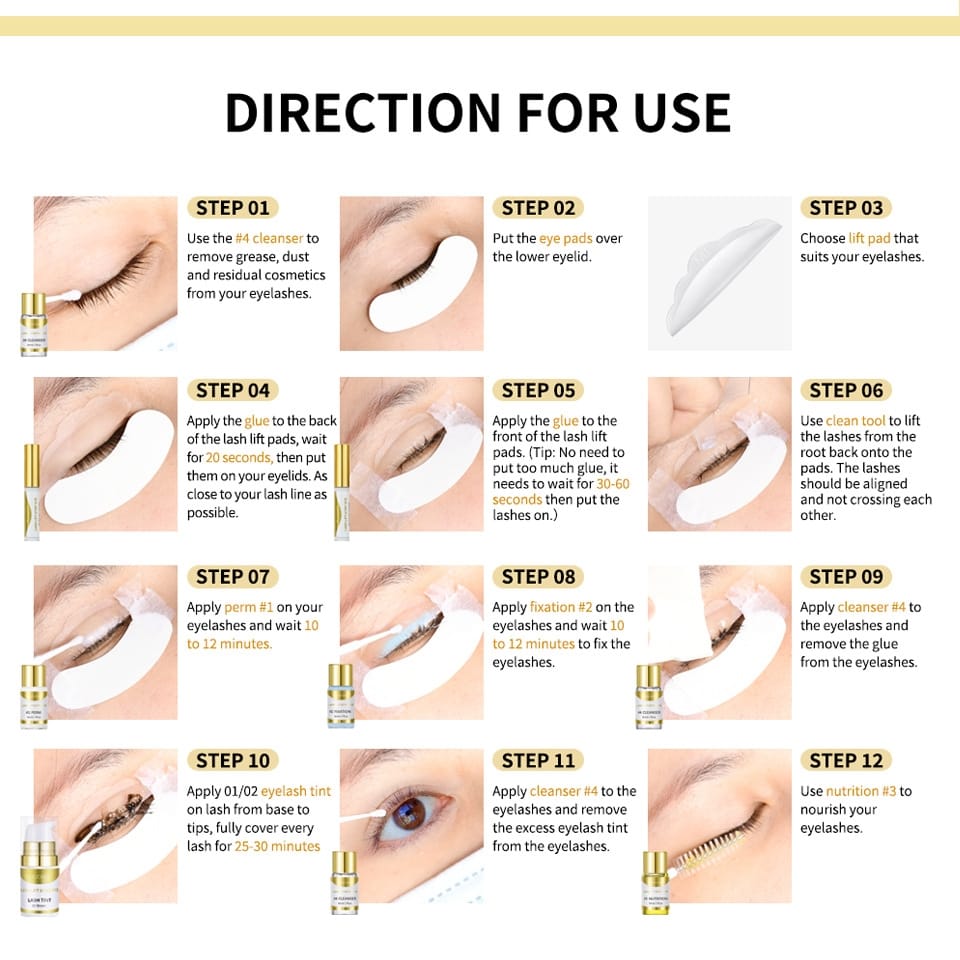 IBCCCNDC Lash Lift & Tint Eyelash Perming Kit Mask Queen Nepal