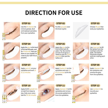 IBCCCNDC Lash Lift & Tint Eyelash Perming Kit Mask Queen Nepal