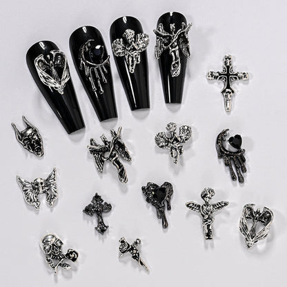 PH 12 Grid Nail Stone Box Nail Art Rhinestone Mask Queen Nepal