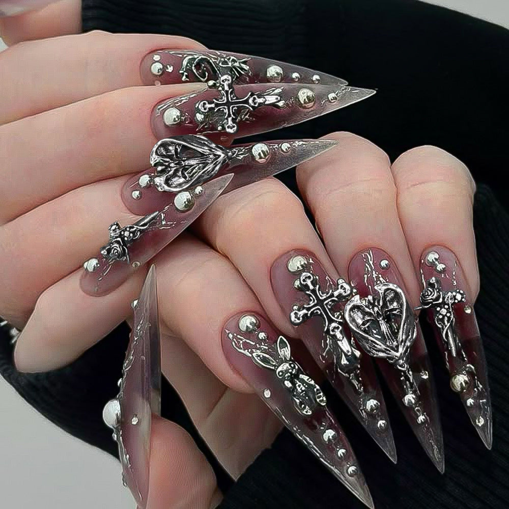 PH 12 Grid Nail Stone Box Nail Art Rhinestone Mask Queen Nepal