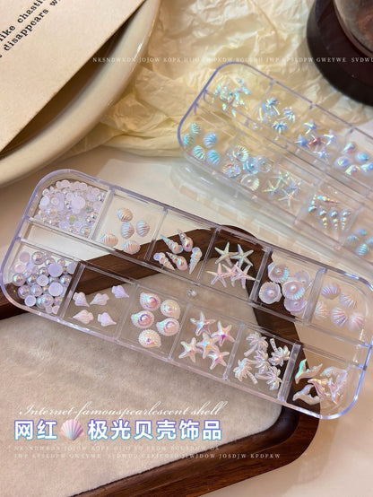12 Grid Nail Stone Box Nail Art Rhinestone 12TZ-178 Mask Queen Nepal