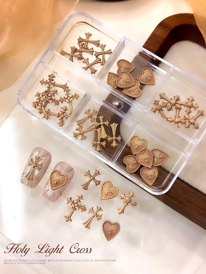 6 Grid Nail Stone Box Nail Art Rhinestone YH338-83 Mask Queen Nepal
