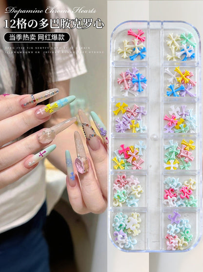 12 Grid Nail Stone Box Nail Art Rhinestone 12TZ-148/149 Mask Queen Nepal