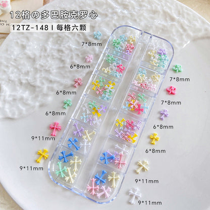 12 Grid Nail Stone Box Nail Art Rhinestone 12TZ-148/149 Mask Queen Nepal