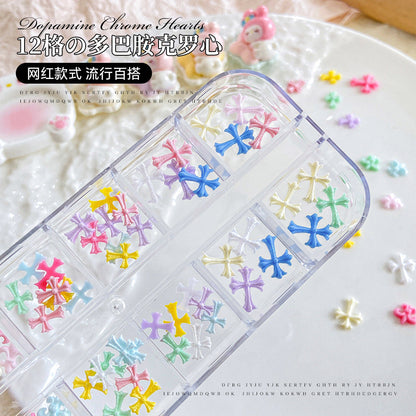 12 Grid Nail Stone Box Nail Art Rhinestone 12TZ-148/149 Mask Queen Nepal