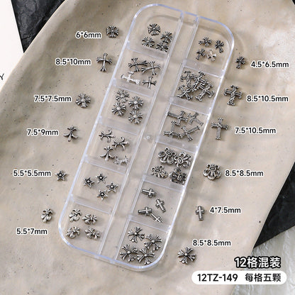 12 Grid Nail Stone Box Nail Art Rhinestone 12TZ-148/149 Mask Queen Nepal