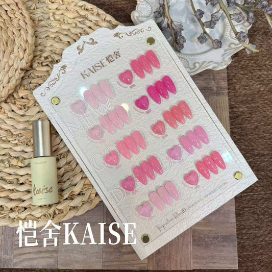 KAISE 10 Base Color Set Gel Polish 15ml Mask Queen Nepal