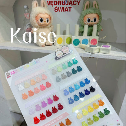 Kaishe Labubu 60 Shades Macaron Nail Gel Polish 15ml Peelable & Waterproof Mask Queen Nepal