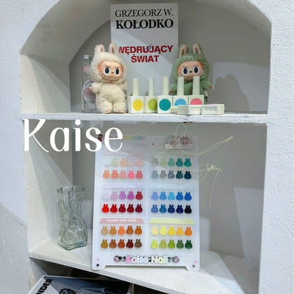 Kaishe Labubu 60 Shades Macaron Nail Gel Polish 15ml Peelable & Waterproof Mask Queen Nepal