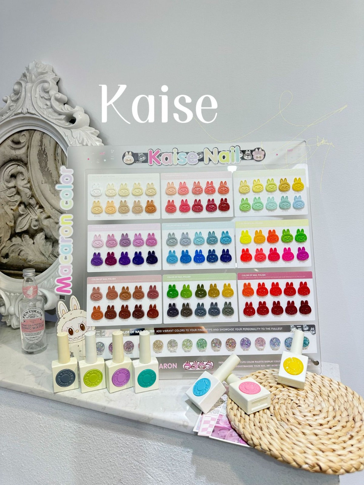 Kaishe Labubu 105 Shades Macaron Nail Gel Polish 15ml Quick Dry Mask Queen Nepal