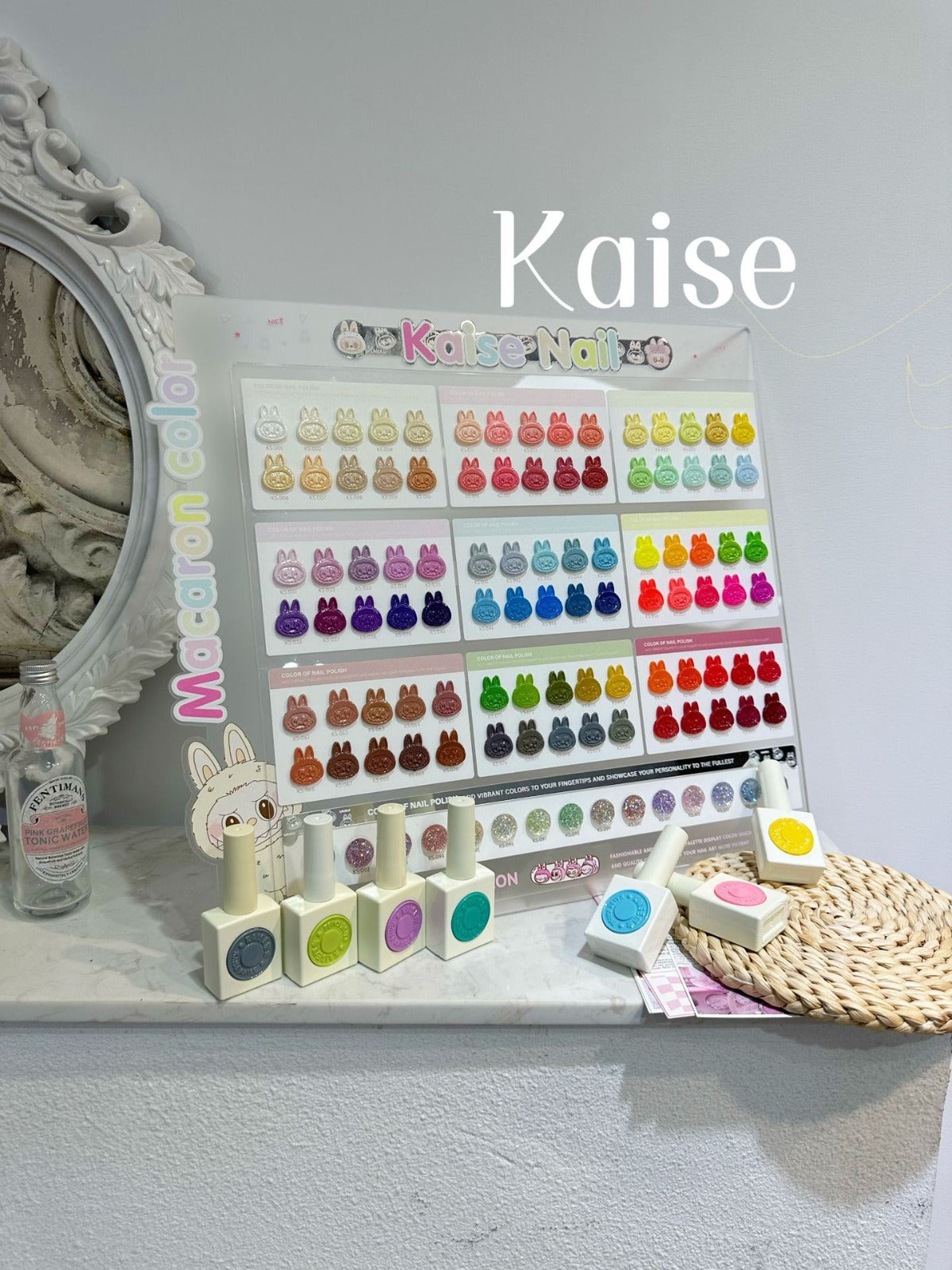 Kaishe Labubu 105 Shades Macaron Nail Gel Polish 15ml Quick Dry Mask Queen Nepal