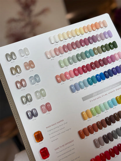 Zhimo Sweet Glow Series 80 Color Nail Gel Polish Set 15ml Mask Queen Nepal