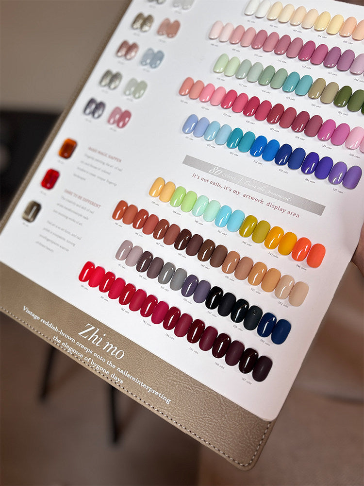 Zhimo Sweet Glow Series 80 Color Nail Gel Polish Set 15ml Mask Queen Nepal
