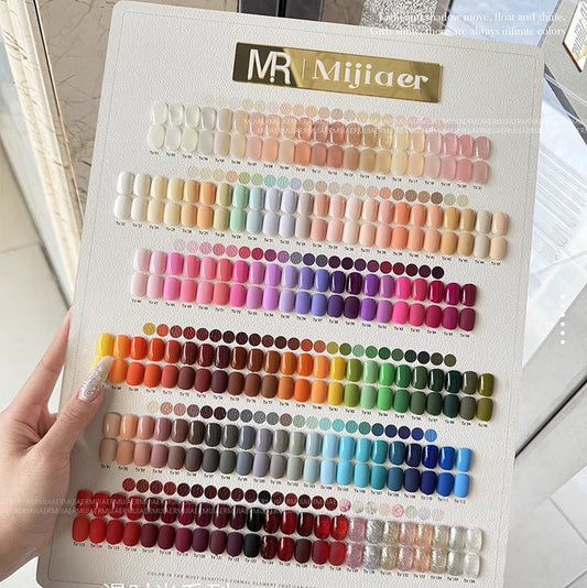Mijiaer Slow Time Series Nail Gel Polish 136 Color Set 15ml Mask Queen Nepal