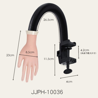 Flexible Gooseneck Nail Practice Hand With Desk Clamp Holder Mask Queen Nepal