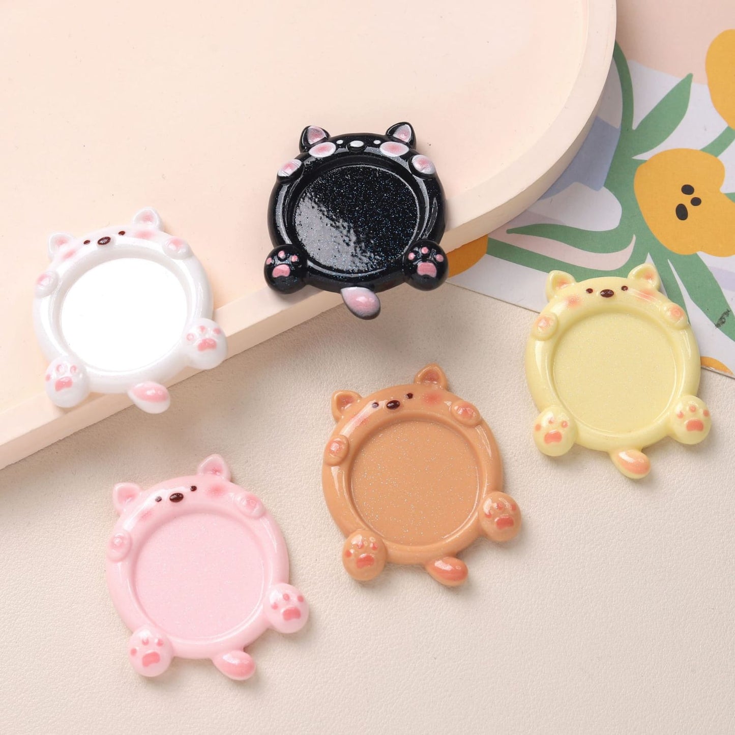 Cute Cartoon Nail Art Color Mixing Palette Mask Queen Nepal