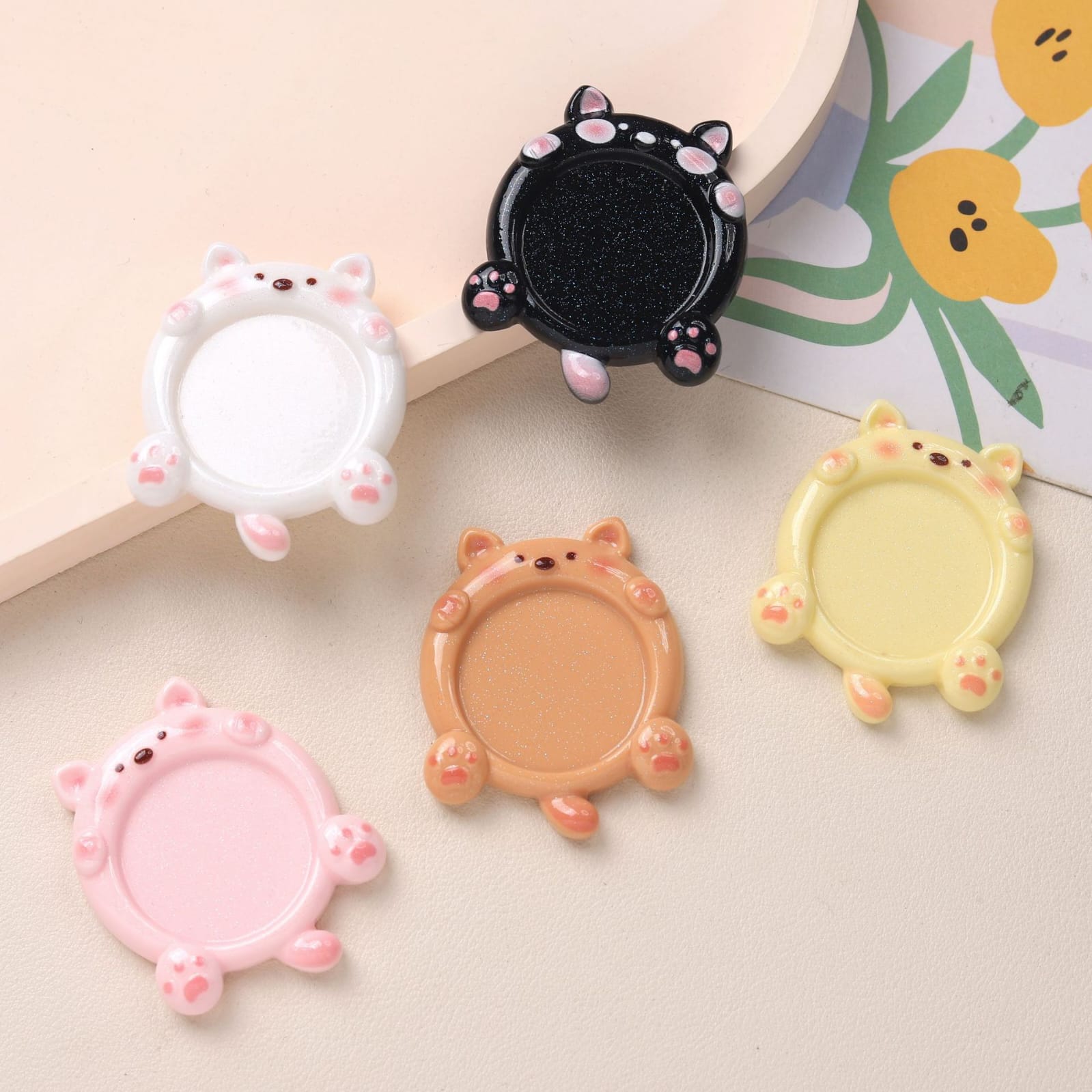 Cute Cartoon Nail Art Color Mixing Palette Mask Queen Nepal