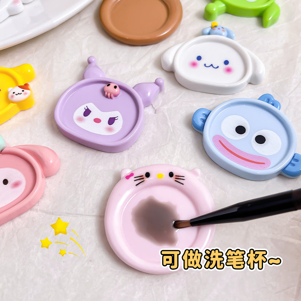 Cute Cartoon Nail Art Color Mixing Palette Mask Queen Nepal