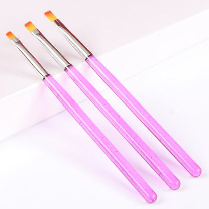 Nail Art Gel Brush Glitter 3Pcs Set Mask Queen Nepal